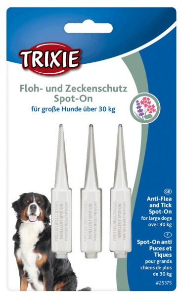 TRIXI Floh- und Zeckenschutz Spot On Hund 3x5ml