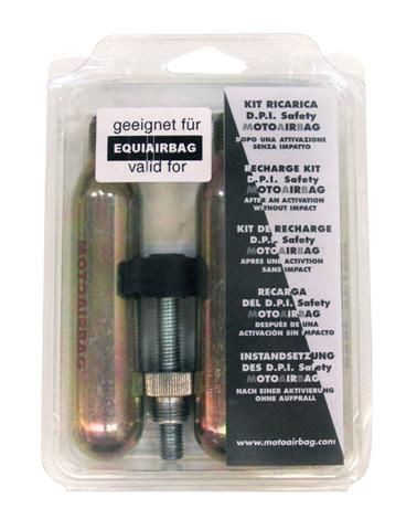 Ersatzset EquiAirbag 3 x CO2 Kartusche + Werkzeug