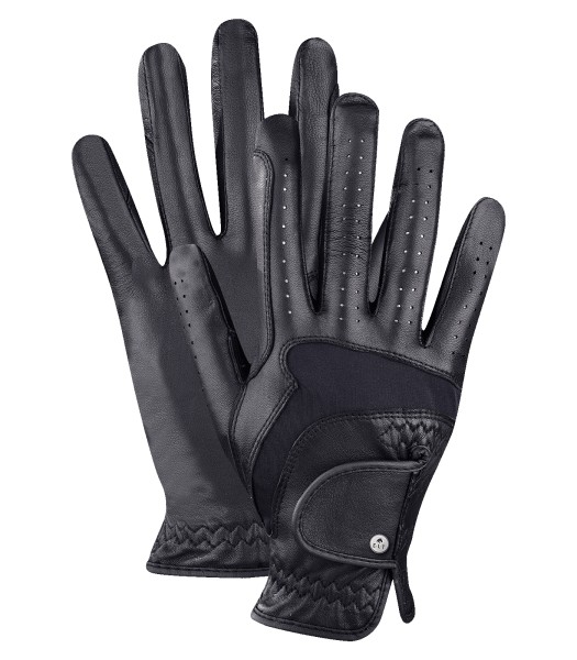 Reithandschuh PREMIUM Leder schwarz Gr. 8,0