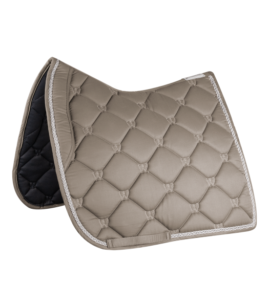 Schabracke Valencia, beige/silber Dressur