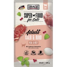 MAC´s Cat Pouch Pack Kalb, Rind & Cranberry 100g