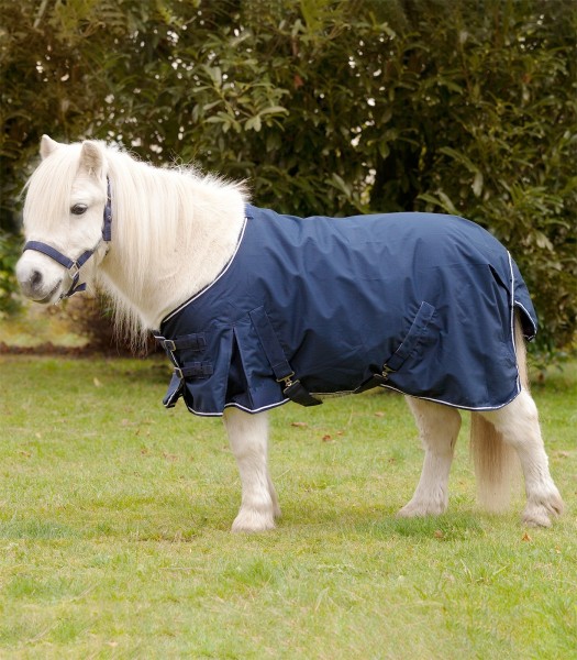 Shetty-Regendecke mit Kreuzgurten marine 90 cm
