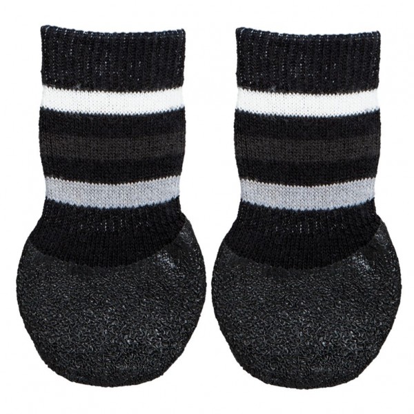 Hundesocken, Anti-Rutsch, XS–S, 2 St., schwarz