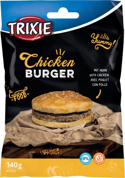 TRIXIE Chicken Burger, 9 cm, 140 g