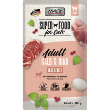 MAC´s Cat Pouch Pack Kalb, Rind & Cranberry 100g