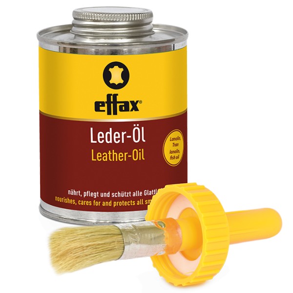 effax® Leder-Öl Dose mit Pinsel 475 ml