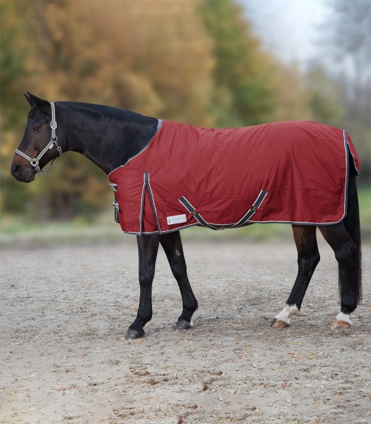 ECONOMIC OUTDOORDECKE 200 G rubinrot/asphalt 165cm