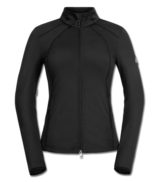 FASHION FLEECEJACKE VALENCIA, schwarz, Gr. XL