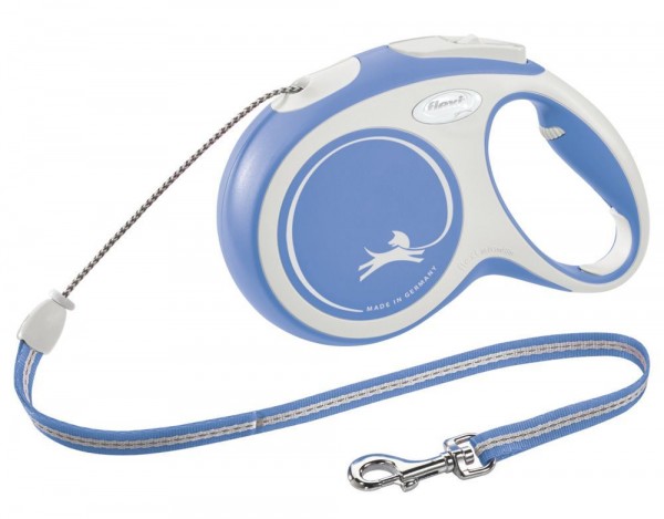 flexi New Comfort Seil, M: 8 m, blau