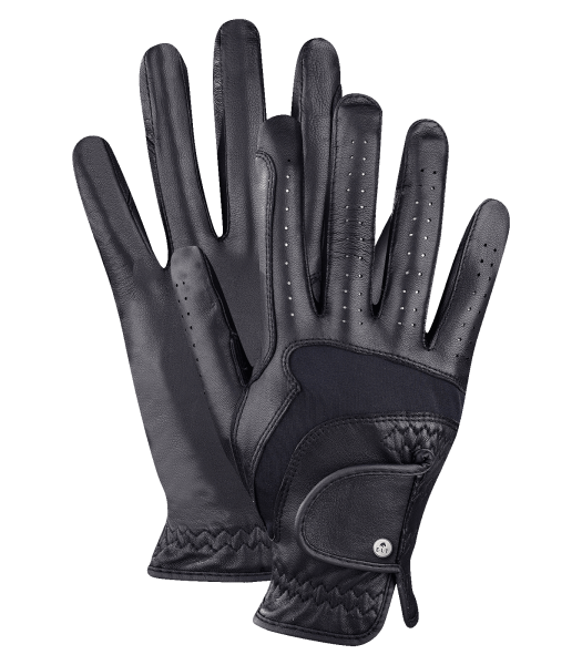 Reithandschuh PREMIUM Leder schwarz Gr. 8,0