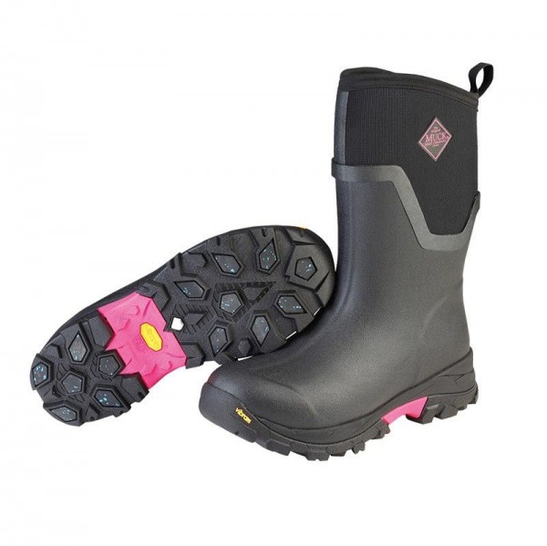 Muckboot Arctic ICE - AG Female schwarz/pink Gr.37