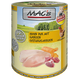 MAC´s Cat Huhn mit ganzen Geflügelherzen 400g