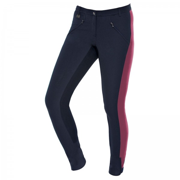 Elt Reithose Luna Damen nachtblau / himbeer Gr. 40
