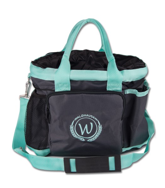 PUTZTASCHE asphalt/mint