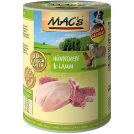 MAC´s Dog Hühnchen & Lamm 400g