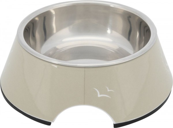 BE NORDIC Napf Melamin/Edelstahl 0,2l /ø 14cm sand