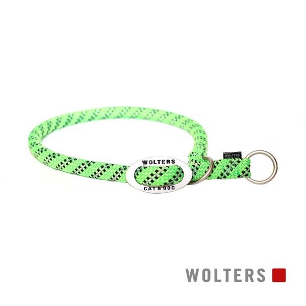 WOLTERS Schlupfhalsband reflektierend lime sw 45cm