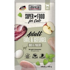 MAC´s Cat Pouch Pack Ente, Geflügel & Apfel 100g