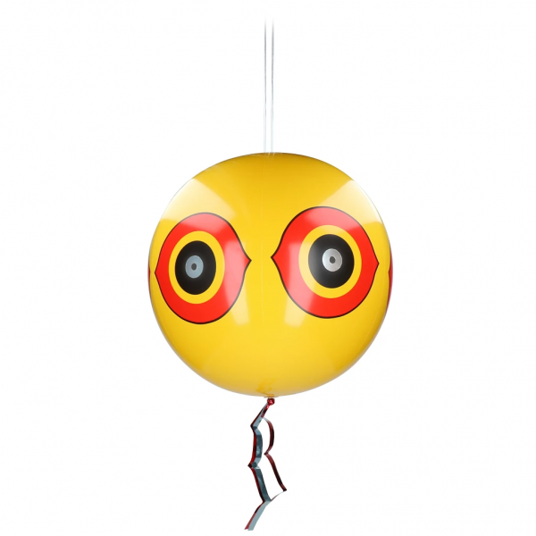 Knock Pest Schreck-Ballon Gelb Ø 40 cm
