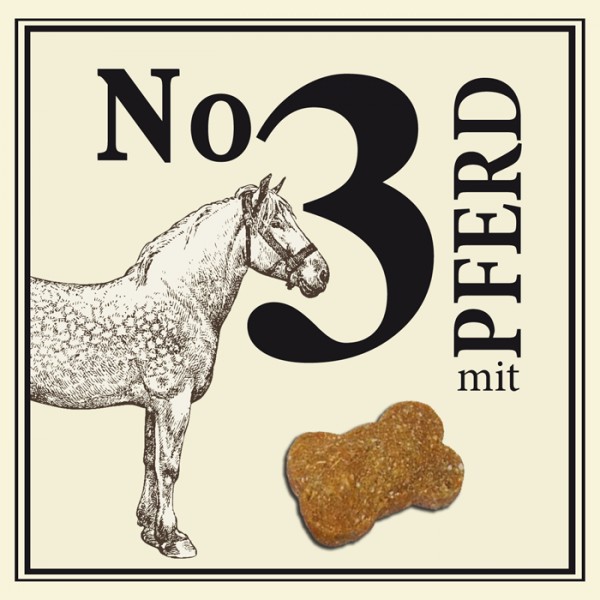 BUBECK No 3 mit Pferd gebacken ohne Getreide 210 g
