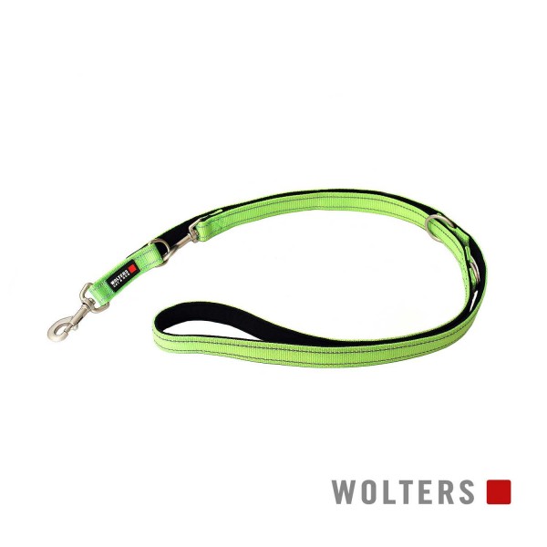 WOLTERS Leine Soft&Safe reflek 200cmx25mm lime/sch