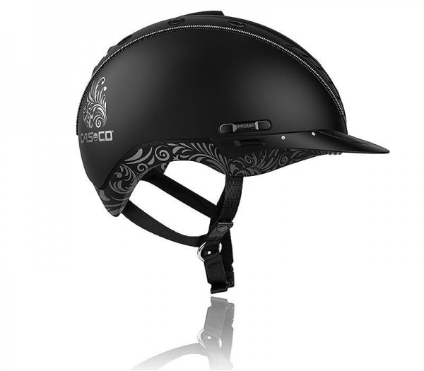CASCO Mistrall-2 schwarz floral Gr. XS-S 50-54 cm