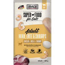 MAC´s Cat Pouch Pack Ente & Shrimps 100g