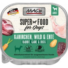 MAC´s Dog Schale Kaninchen, Wild & Ente 150g