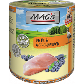 MAC´s Cat Pute & Heidelbeeren 800g