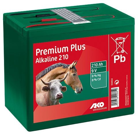 AKO Batterie Alkaline 9 V, 210 Ah
