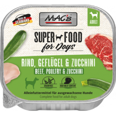 MAC´s Dog Schale Rind, Geflügel & Zucchini 150g