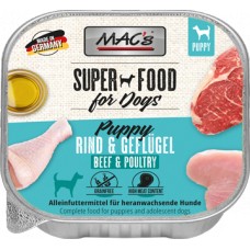  MAC´s Dog Schale Puppy Geflügel Herz & Leber 150g 