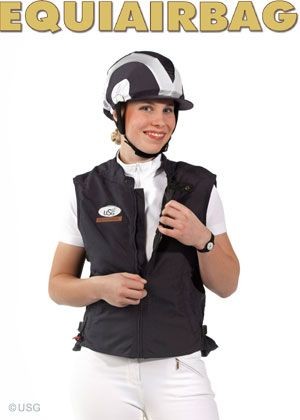 USG Equi Airbag-Protektor-Weste, schwarz Gr. L