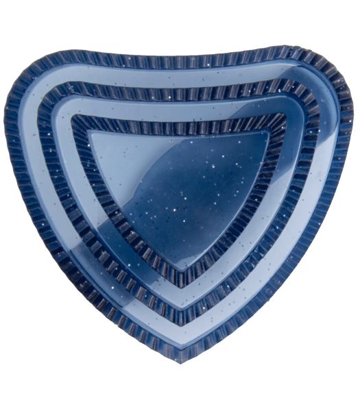 Herzchenstriegel nachtblau/Lucky Heart