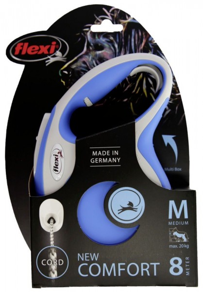 flexi New Comfort Seil, M: 5 m, blau