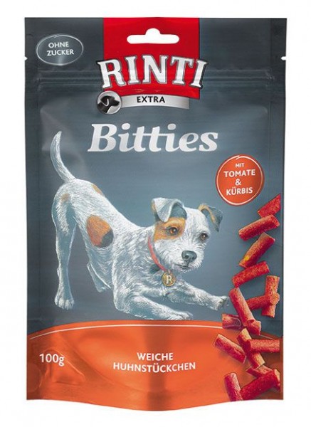 RINTI Extra Mini Bits 80% Huhn,Tomate, Kürbis 100g