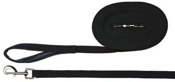 Trixie Schleppleine Gurtband 5m / 20 mm schwarz