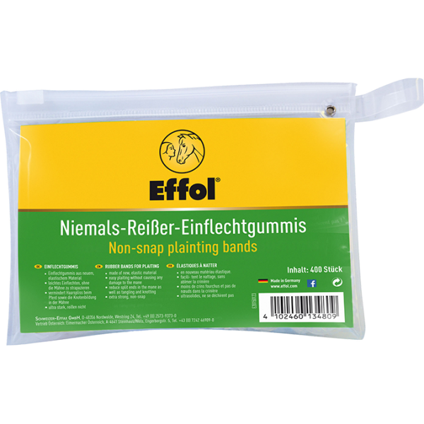 Effol Niemals-Reißer Einflechtgummis transparent