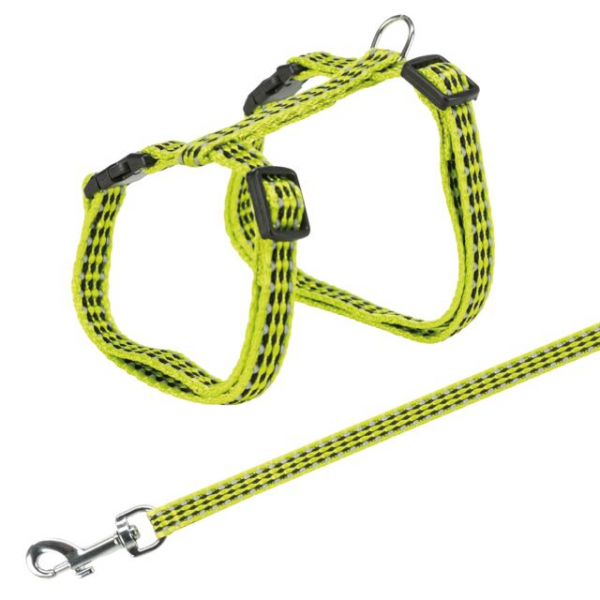 Trixie Katzengeschirr mit Leine 22–42cm/10mm 1,2m