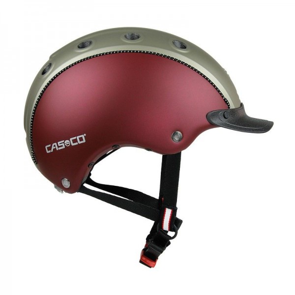 Casco Choice Turnier dunkelrot-olive mattU 52-56cm
