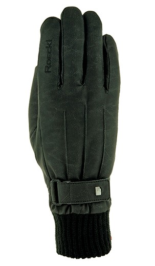 Roeckl WIESBADEN Winter schwarz/stonewashed Gr 8,0