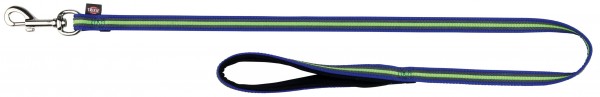 Trixie Fusion Leine, S–L: 1,00 m/17 mm, blau/grün