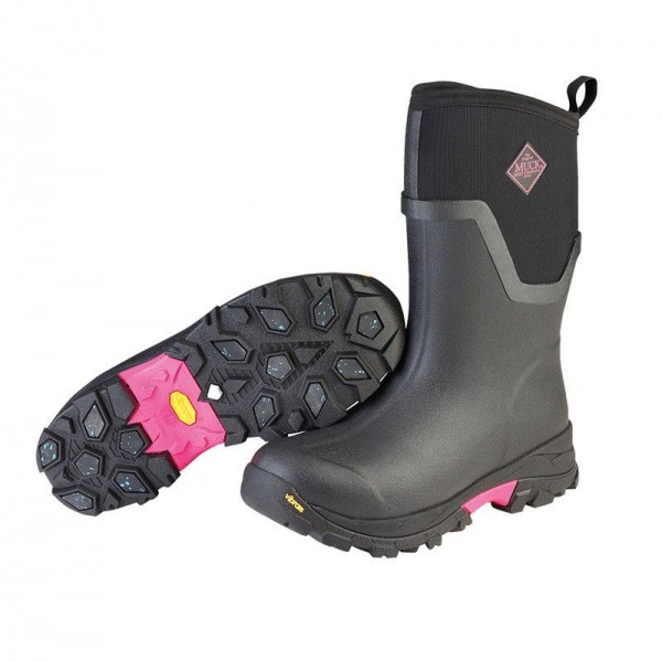 Muckboot Arctic ICE Mid AG Female schwarz/pink 42