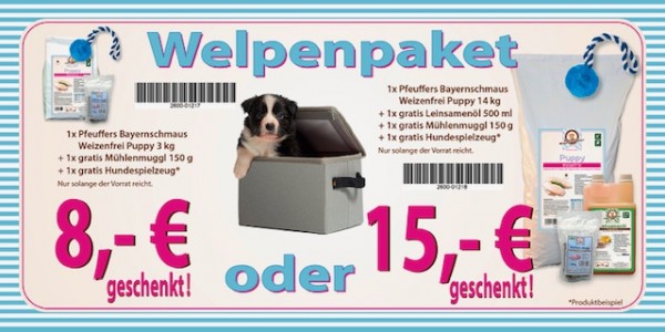 Pfeuffers Bayernschmaus Puppy Welpenpaket 3kg