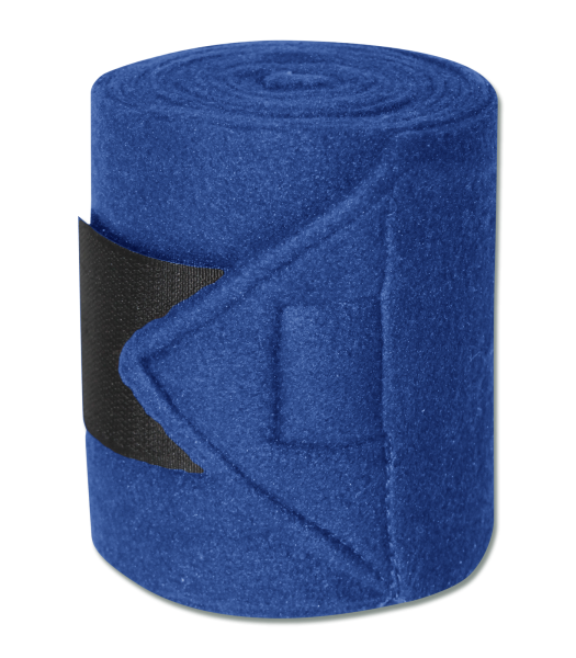 FLEECEBANDAGEN STAR, 4ER SET blau