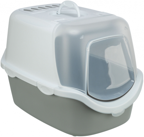 Katzentoilette Vico Open Top Haube 40x40x56cm weiß