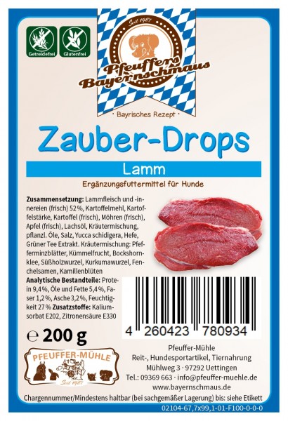 Zauber-Drops Lamm Getreide- & Glutenfrei 200g