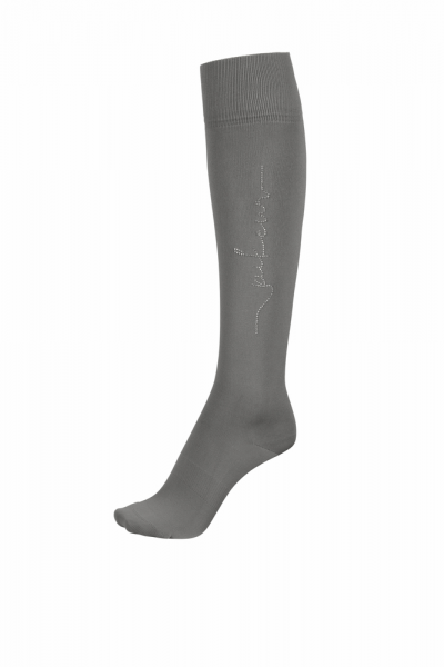 PIKEUR Kniestrumpf light grey Gr. 38-40