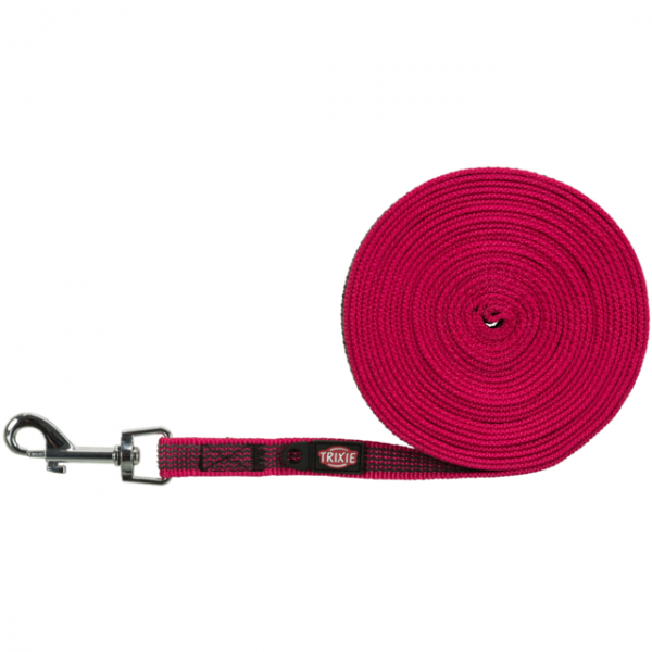 Trixie Schleppleine gummiert S-M 10m ø15mm fuchsia