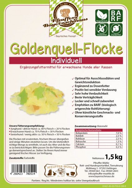 Pfeuffers Goldenquell Flocke 1,5kg